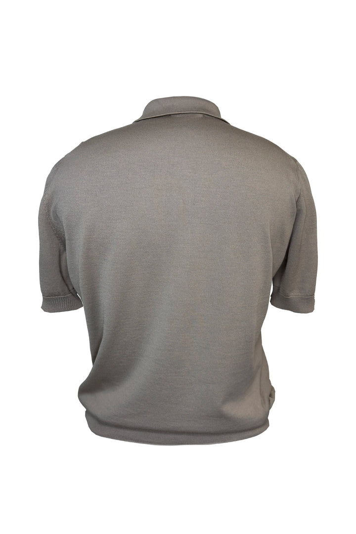 LUCIANO BARBERA COTTON SILK POLO