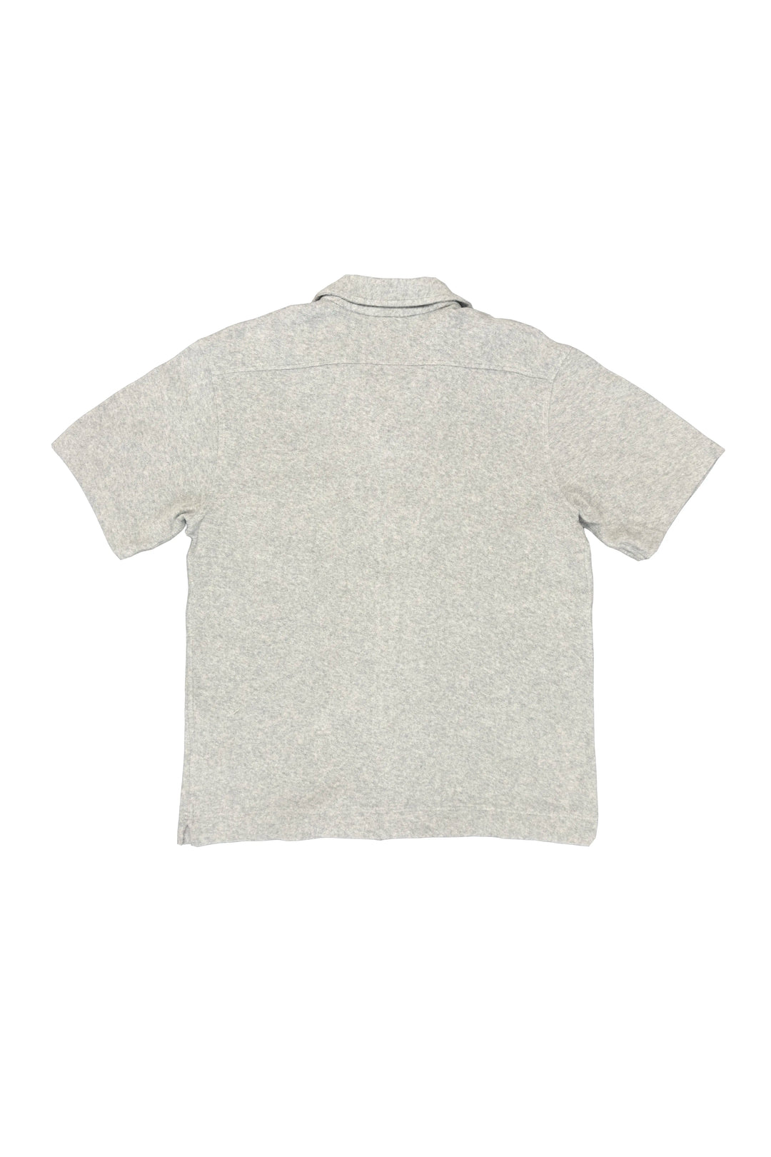 Light gray polo shirt on a white background