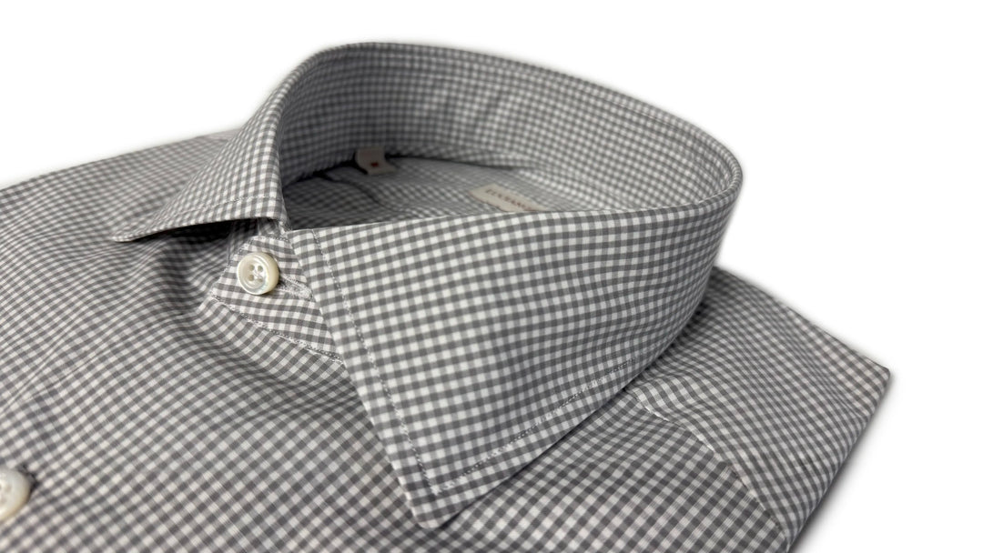 LUCIANO BARBERA MINI CHECK SHIRT