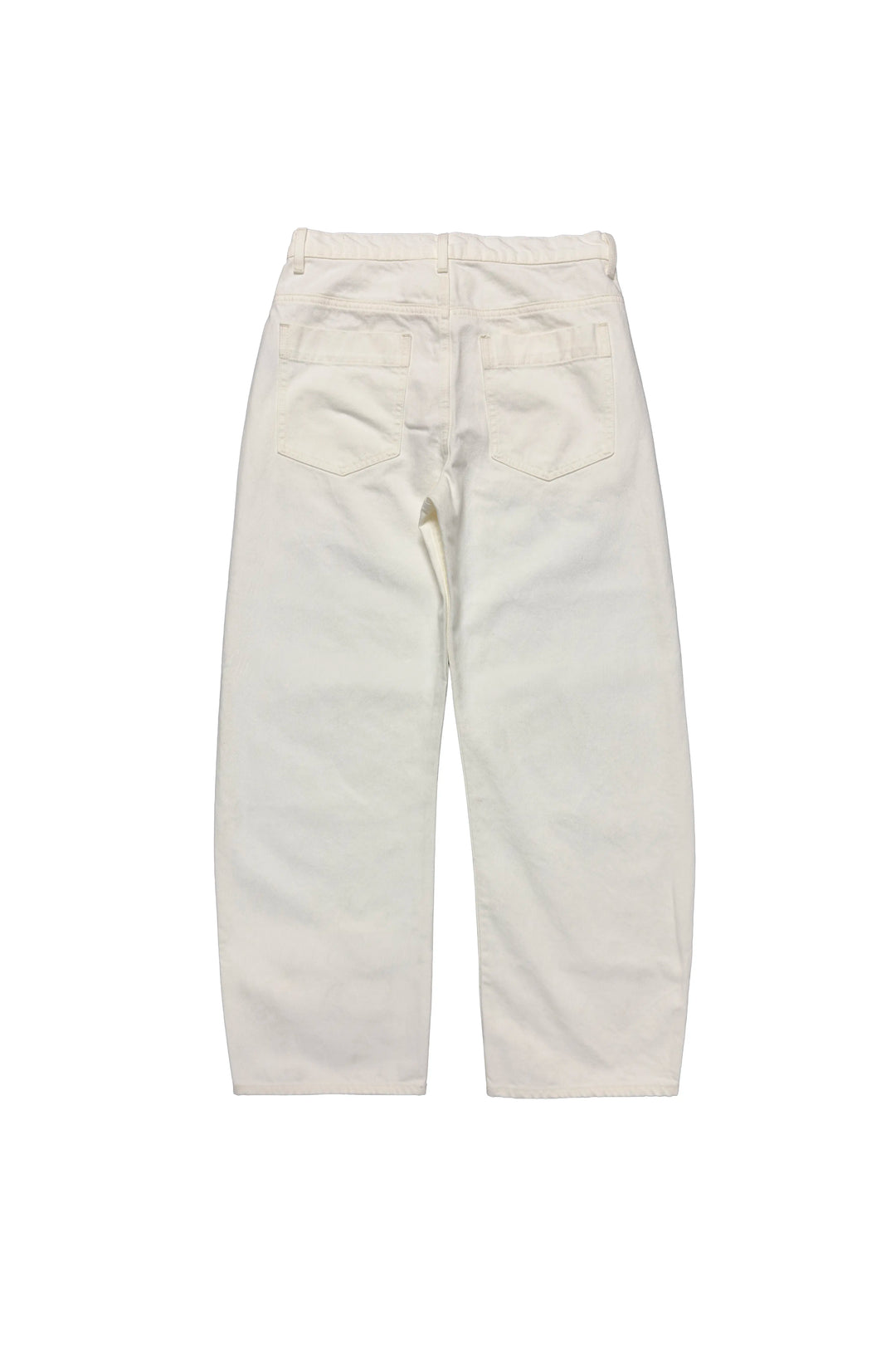 White jeans on a white background