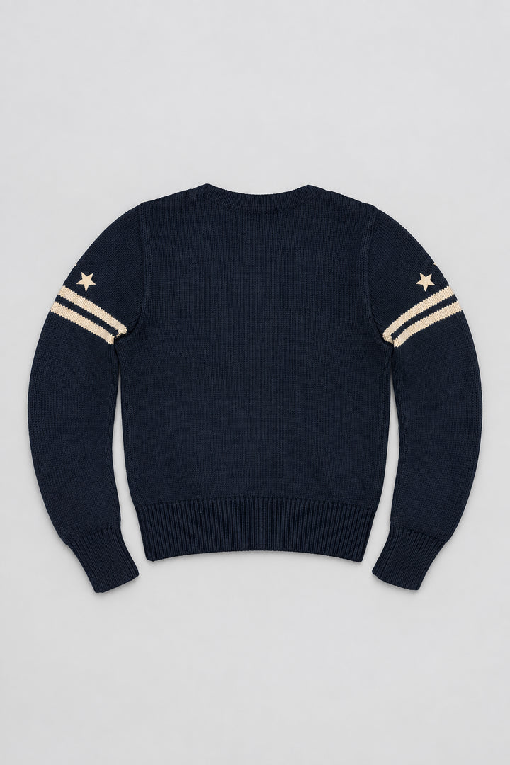 RRL SKULL CREWNECK