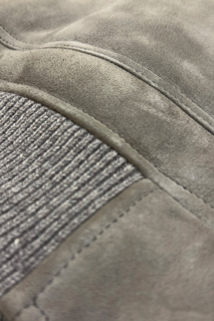 FIORONI SHEARLING SWEATER JACKET