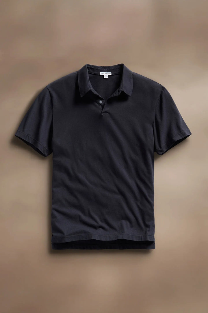 JAMES PERSE SUEDED JERSEY POLO