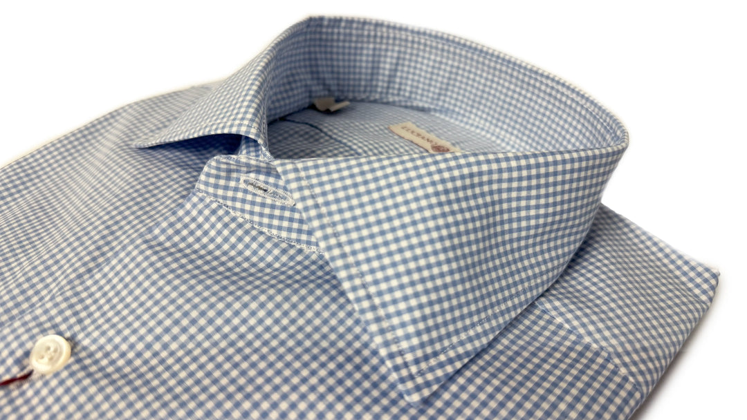 LUCIANO BARBERA MINI CHECK SHIRT