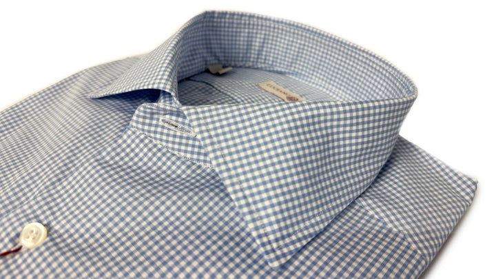 LUCIANO BARBERA MINI CHECK SHIRT