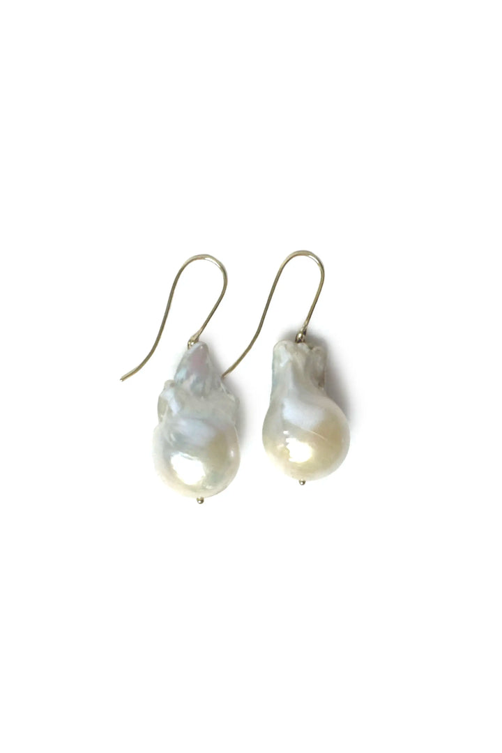 THE WOODS FINE JEWELRY BAROQUE PEARL EARRINGS