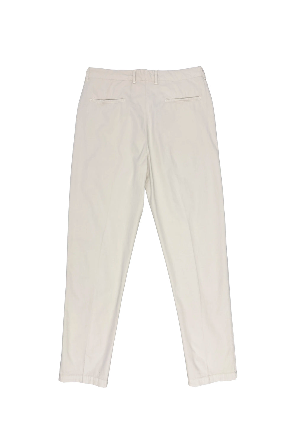 White pants on a white background