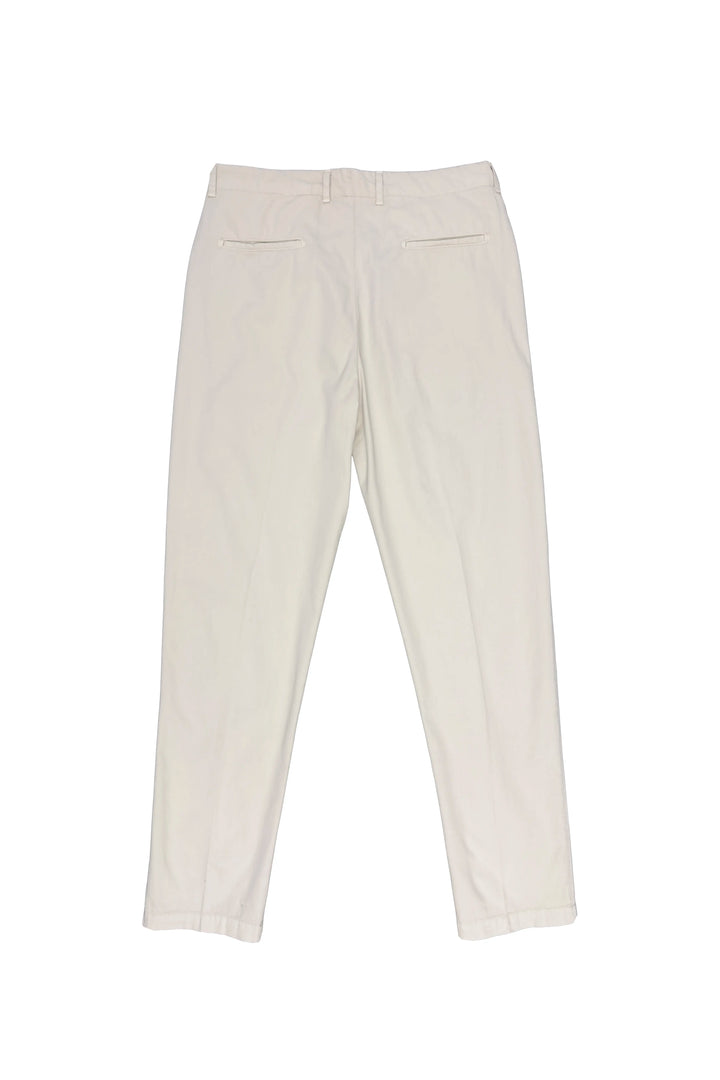 White pants on a white background