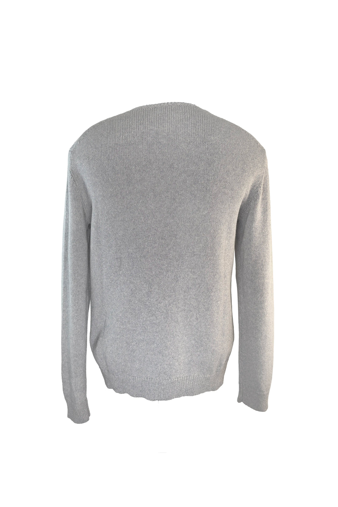 Gray sweater on a white background