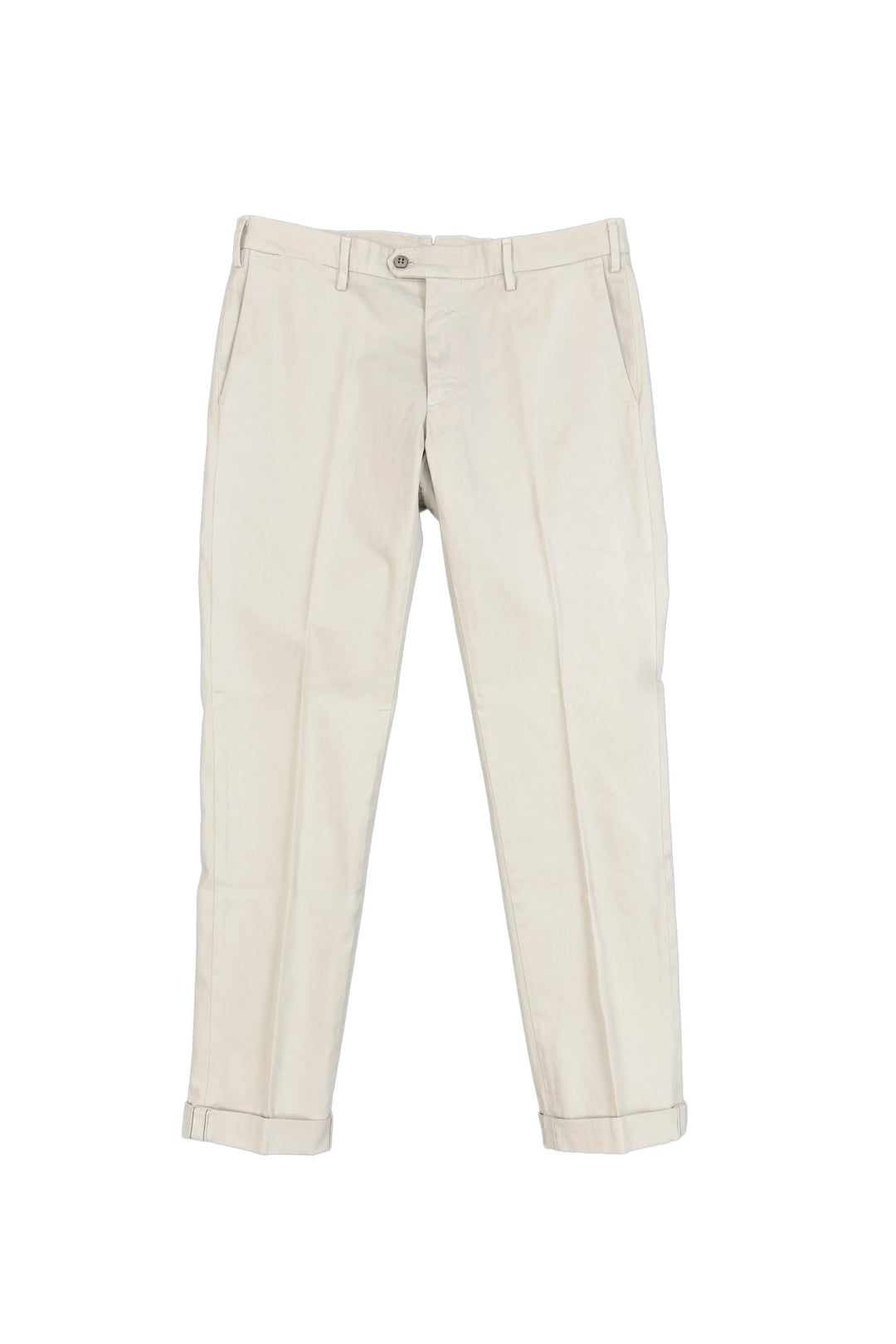 Beige pants on a white background