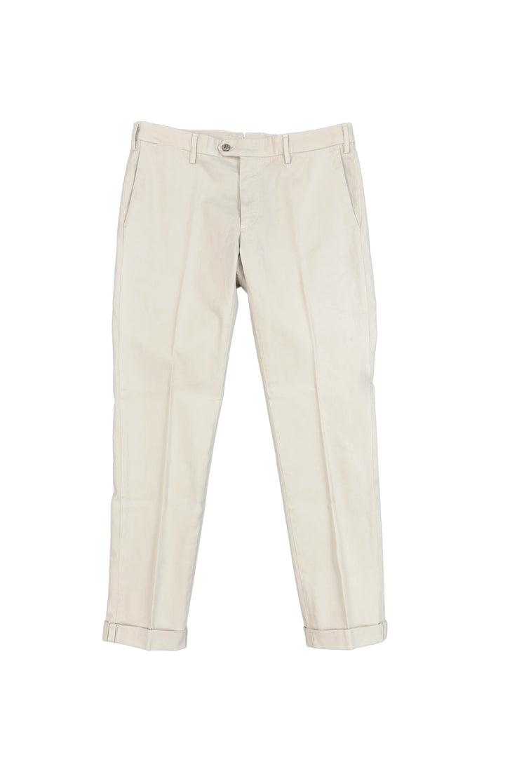 Beige pants on a white background