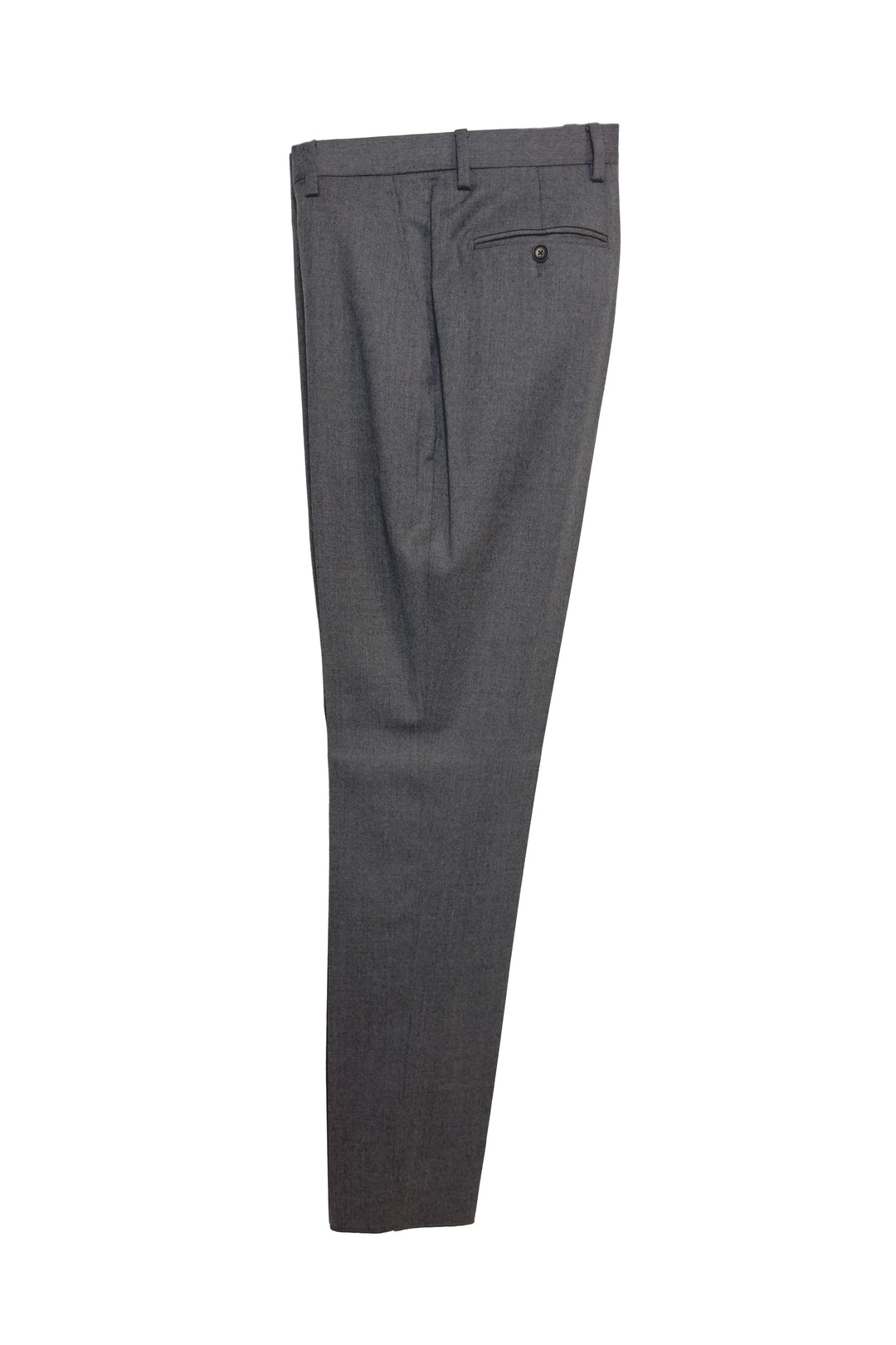 LUCIANO BARBERA GREY WOOL PANT