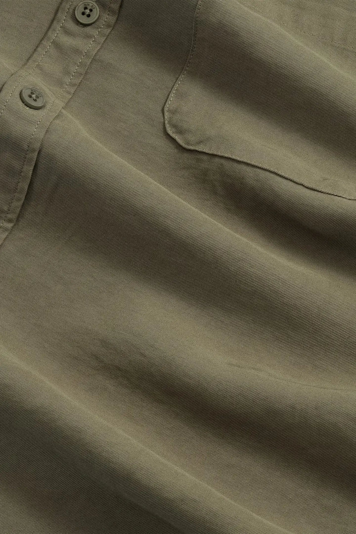 NN07 Deon 5027 Olive Twill Shirt, product image