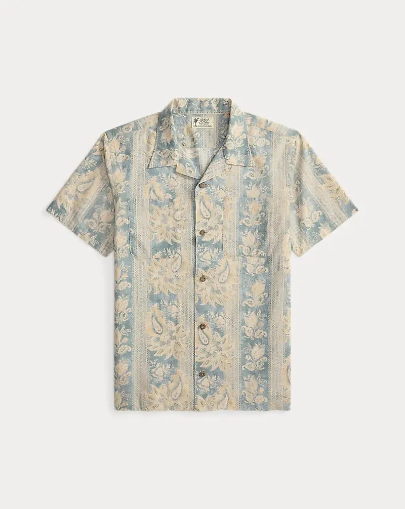 RRL FLORAL-PAISLEY LINEN COTTON SHIRT – Lawrence Covell