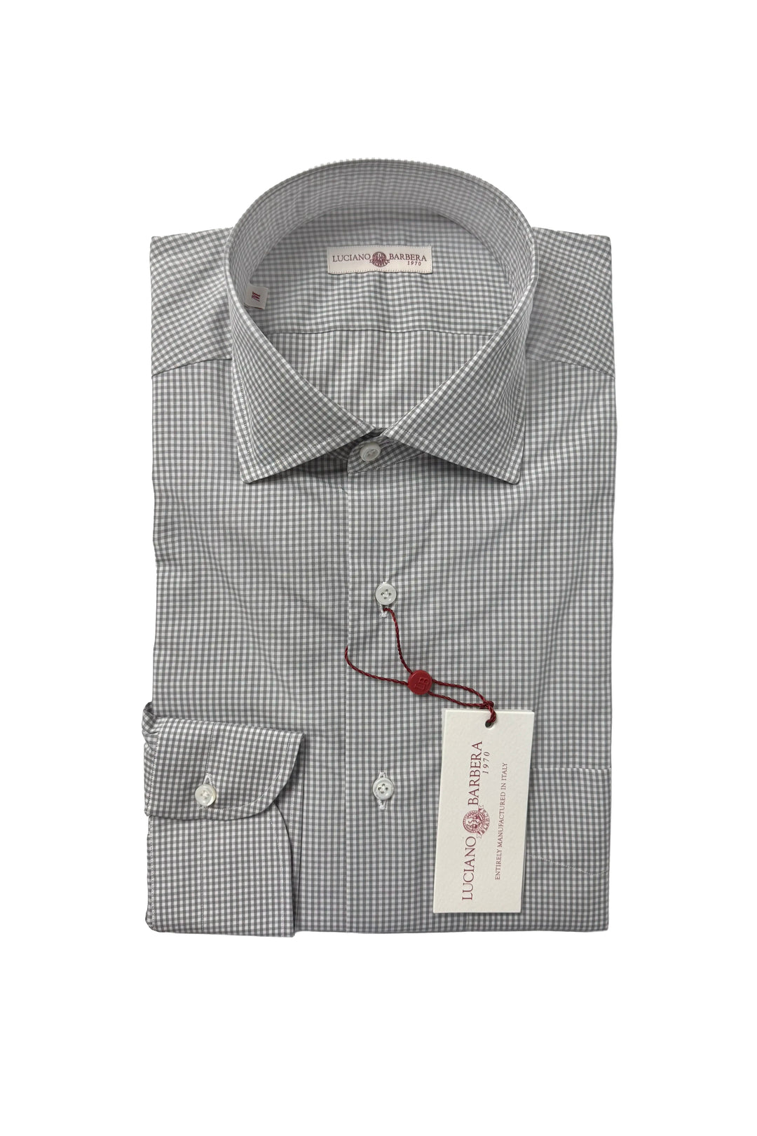 LUCIANO BARBERA MINI CHECK SHIRT