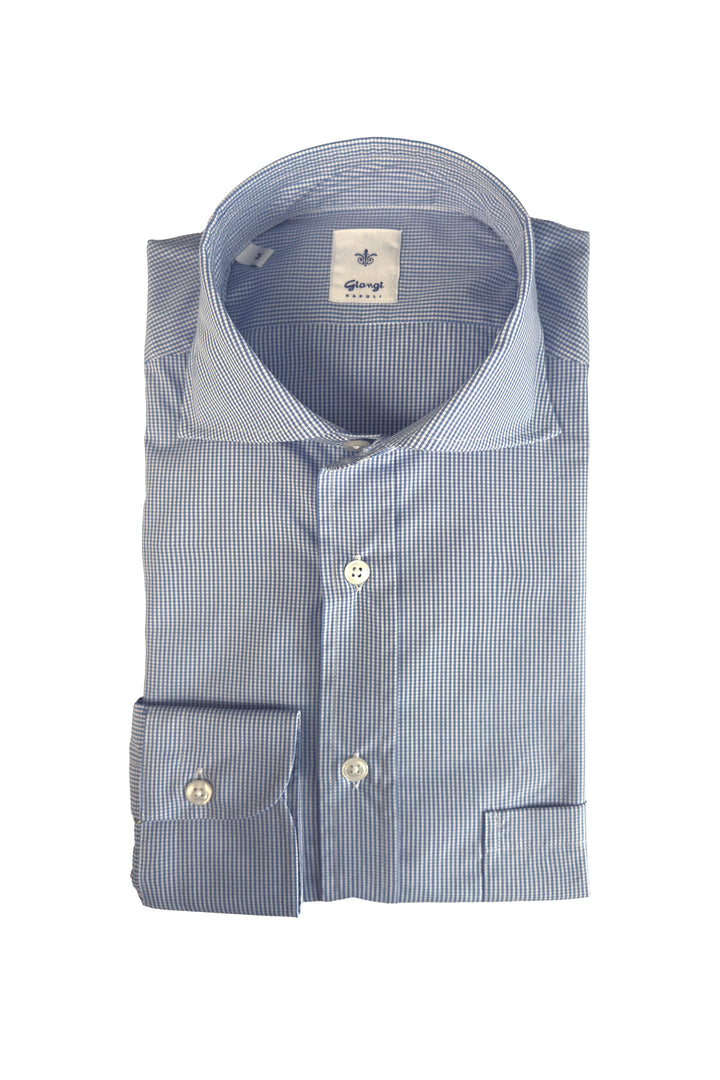 GIANGI BLUE CHECK SHIRT