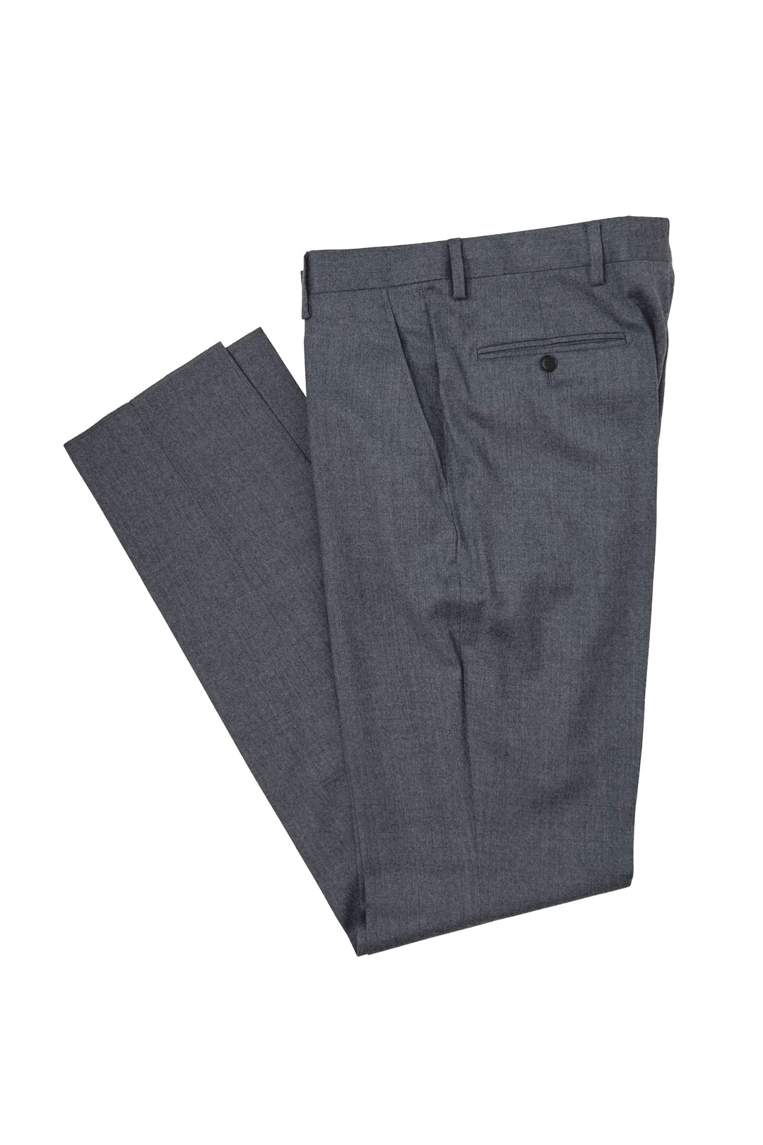 LUCIANO BARBERA GREY WOOL PANT