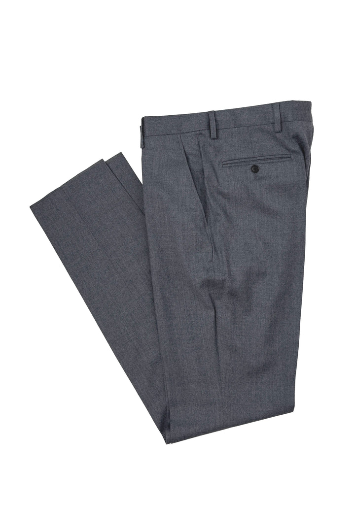 LUCIANO BARBERA GREY WOOL PANT