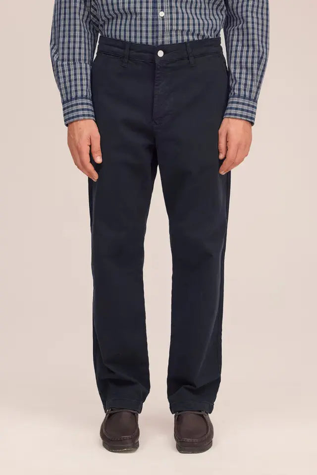 NN07 Aden 1923 Navy Stretch Chinos, product image