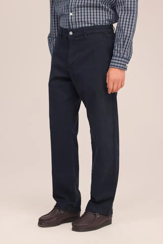 NN07 Aden 1923 Navy Stretch Chinos, product image