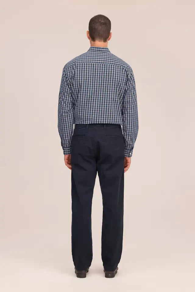 NN07 Aden 1923 Navy Stretch Chinos, product image