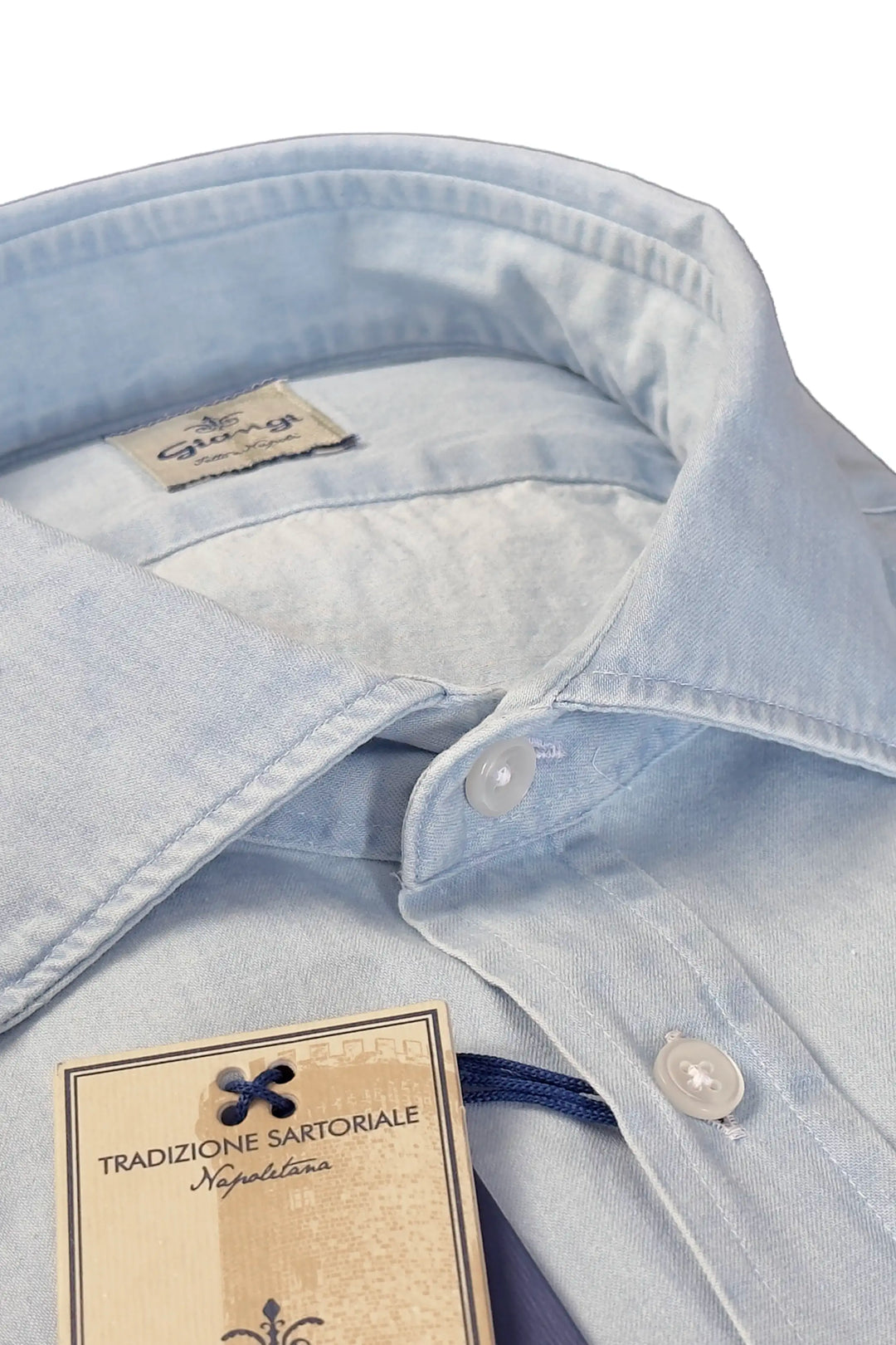 GIANGI LIGHT DENIM SHAMBRAY SHIRT