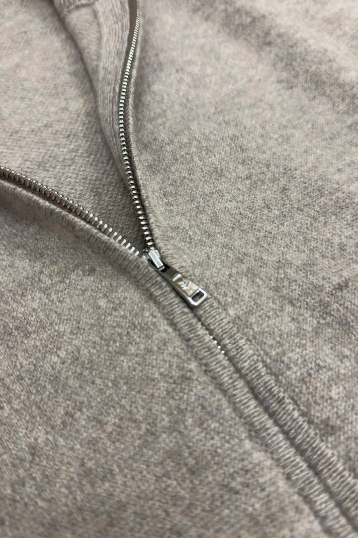 FIORONI FULL ZIP CASHMERE CARDIGAN