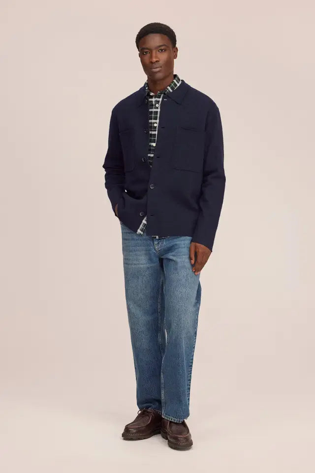 NN07 Jonas 6398 Boiled Wool Overshirt, product image