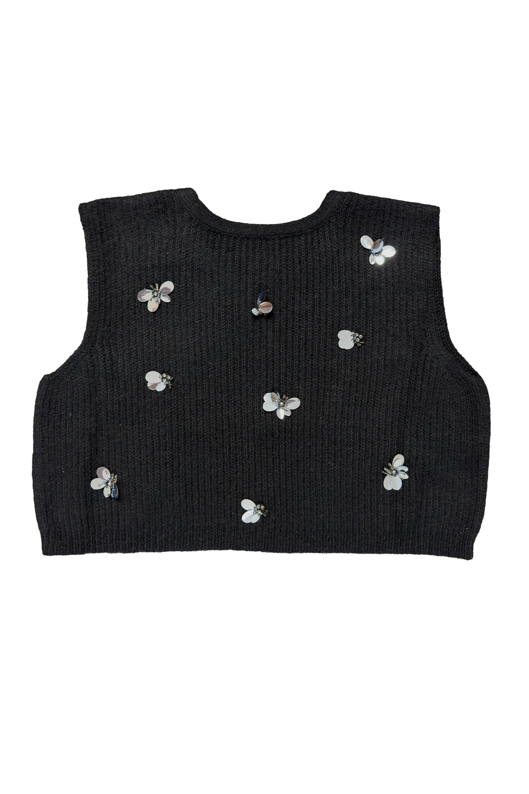 THE GREAT Embellished Sweater Vest