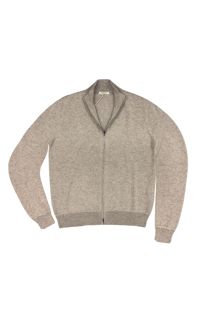 FIORONI FULL ZIP CASHMERE CARDIGAN