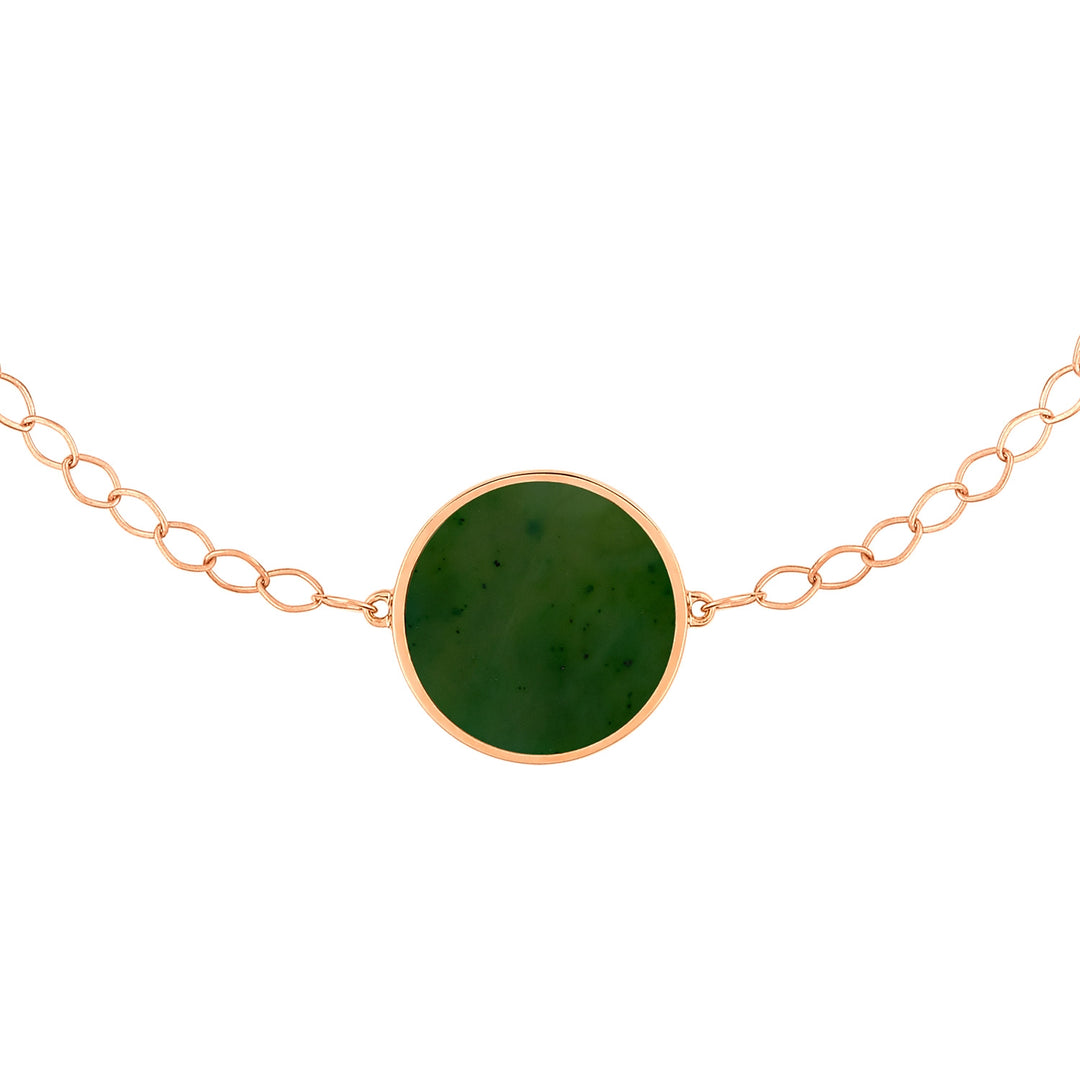 Ginette NY Ever Jade Disc Bracelet