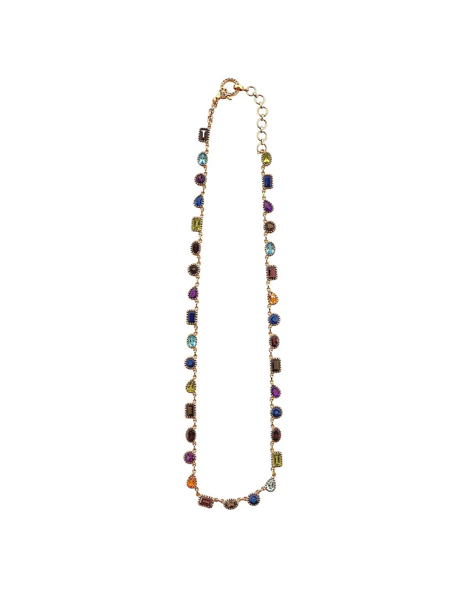 The Woods Fine Jewelry Mixed Gemstone Necklace