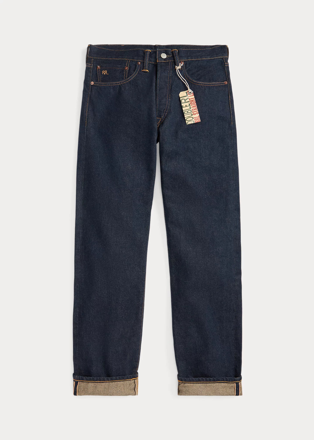 RRL STRAIGHT FIT ONCE-WASHED SELVEDGE JEAN