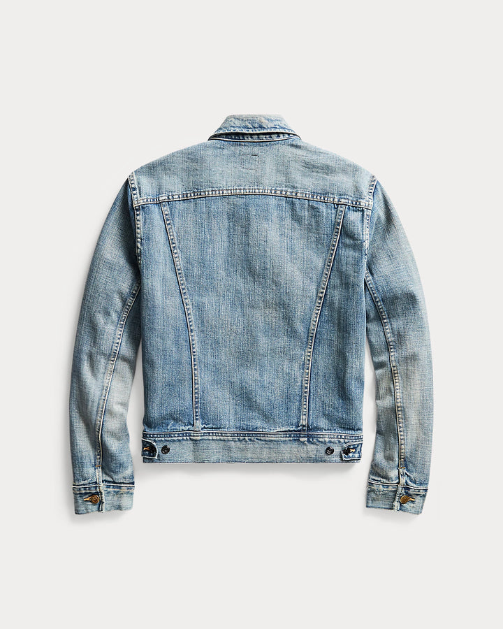 RRL LEELAND INDIGO DENIM TRUCKER JACKET