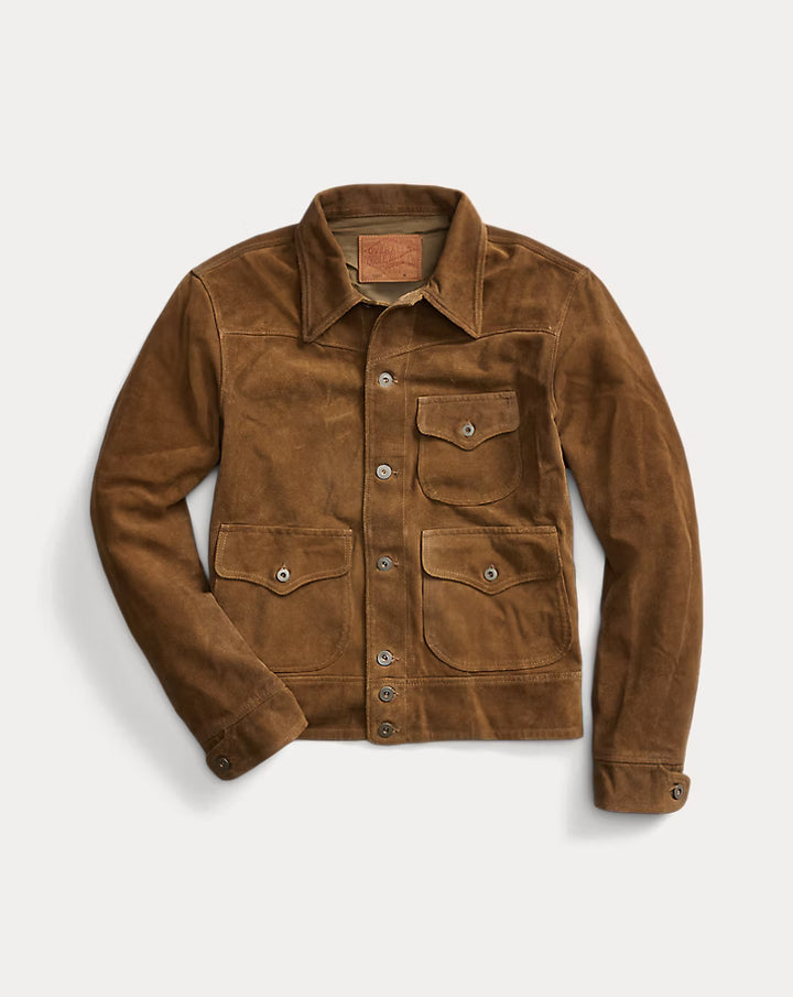 RRL ROUGHOUT SUEDE JACKET