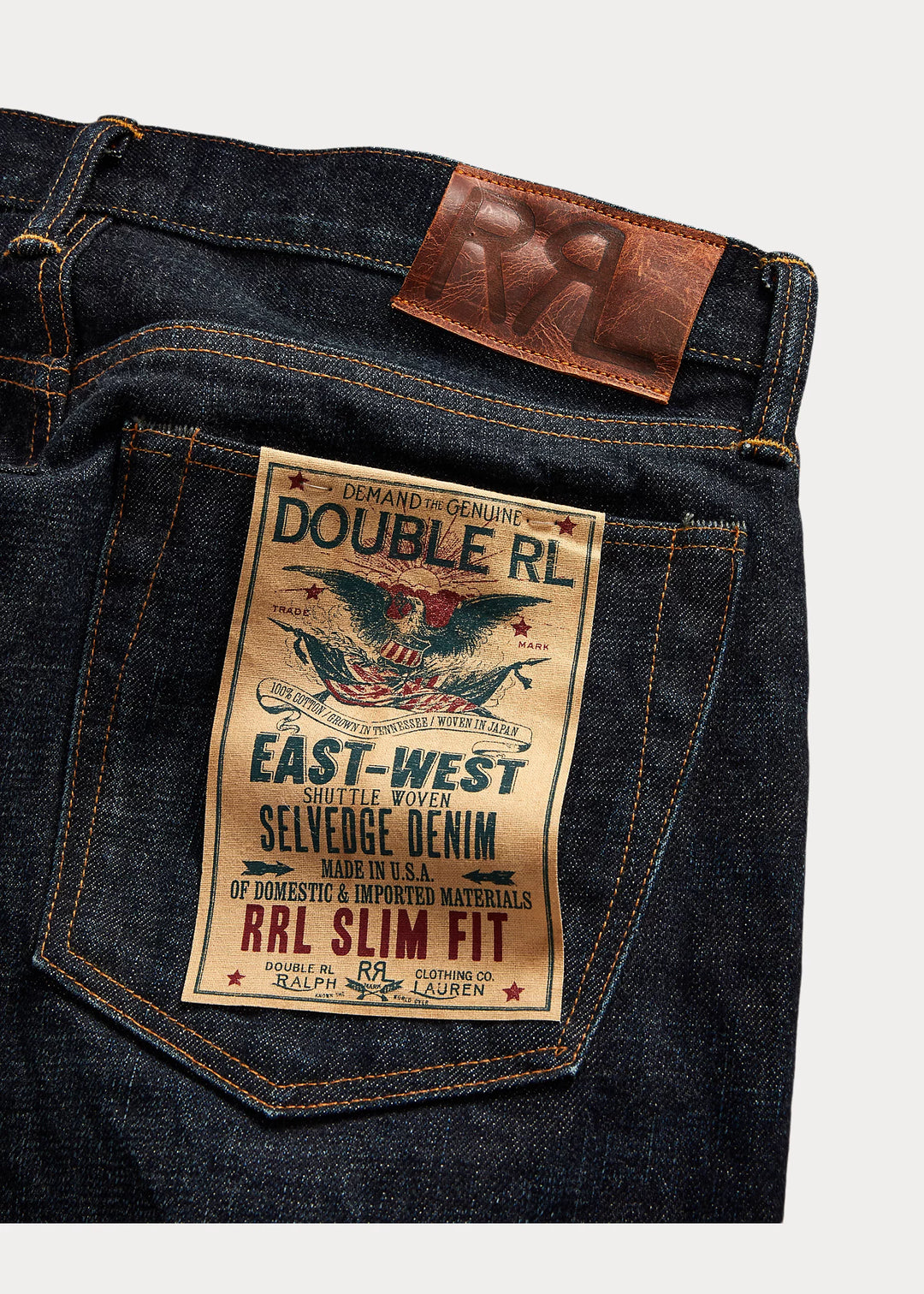 RRL SLIM FIT BRISTOW SELVEDGE JEAN – Lawrence Covell