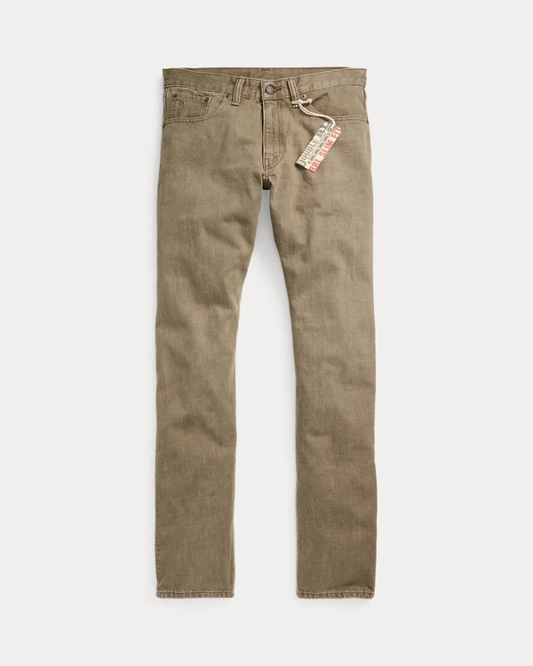 RRL SLIM FIT OLIVE JEAN