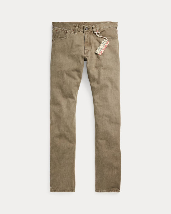 RRL SLIM FIT OLIVE JEAN