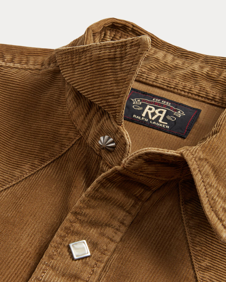 RRL CORDUROY WESTERN SHIRT