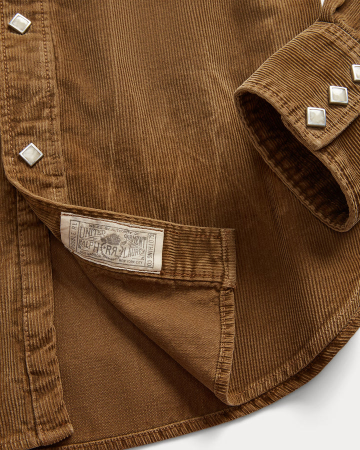 RRL CORDUROY WESTERN SHIRT
