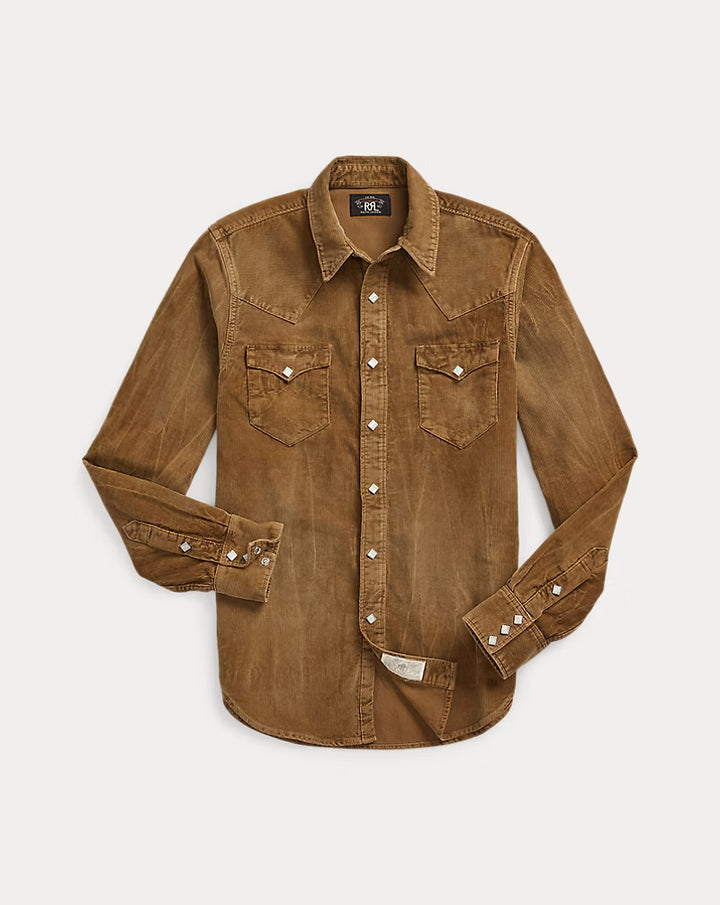 RRL CORDUROY WESTERN SHIRT