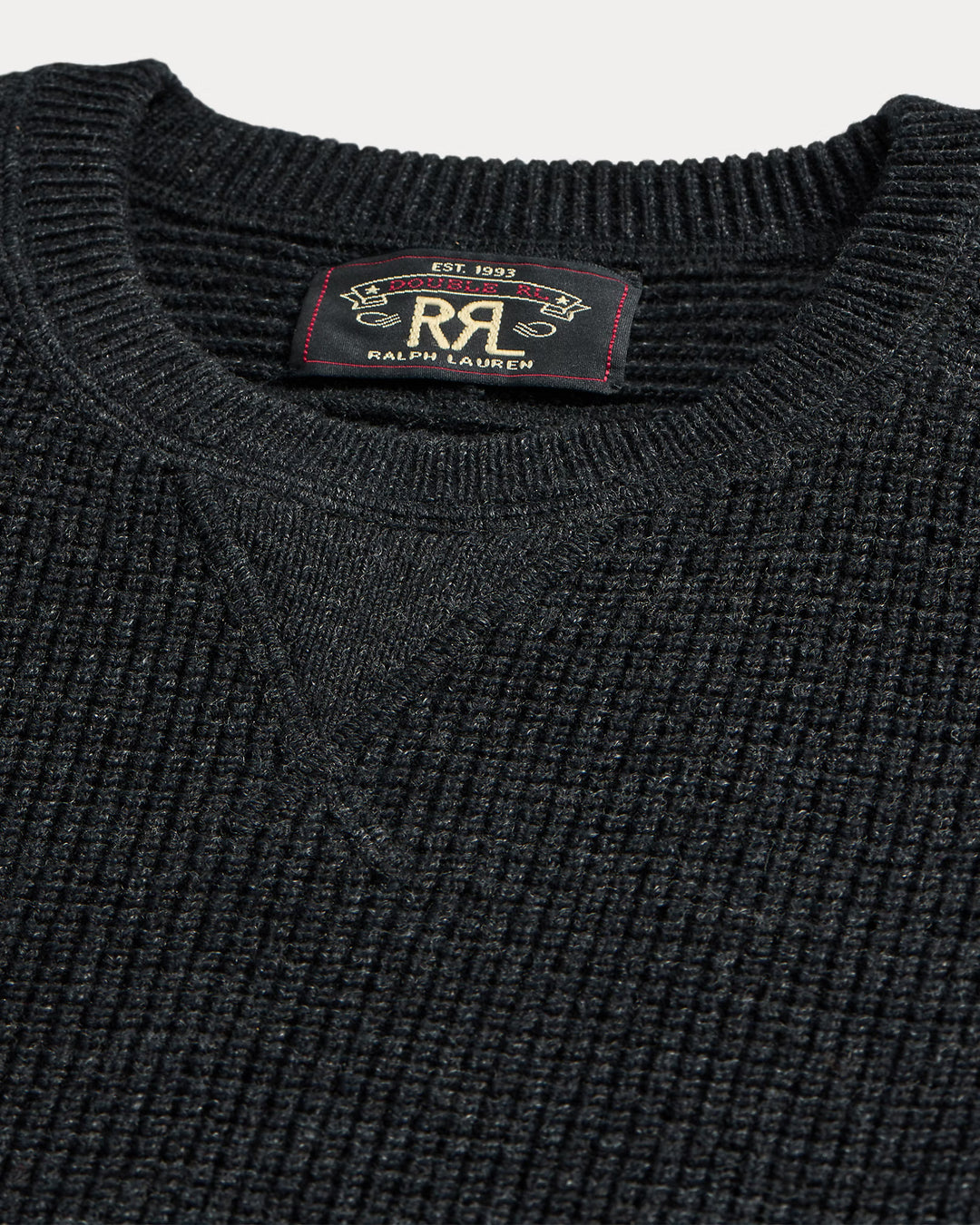 RRL WAFFLE CREW SWEATER