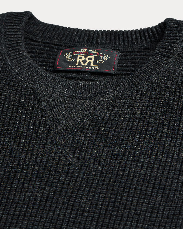 RRL WAFFLE CREW SWEATER