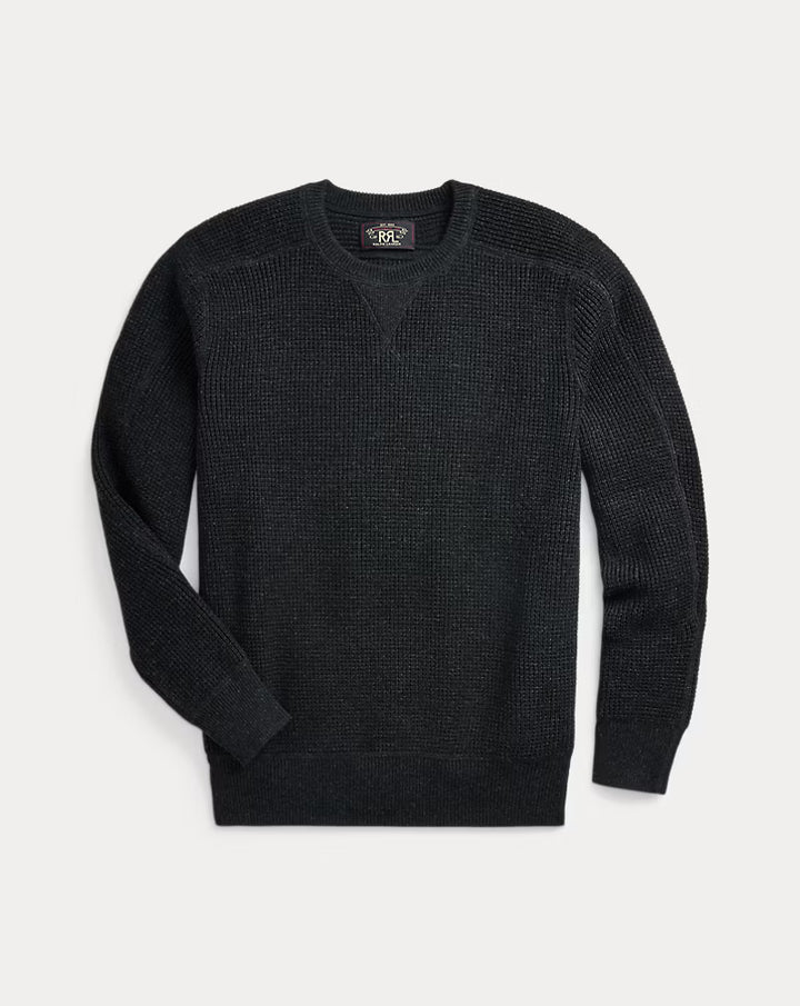 RRL WAFFLE CREW SWEATER
