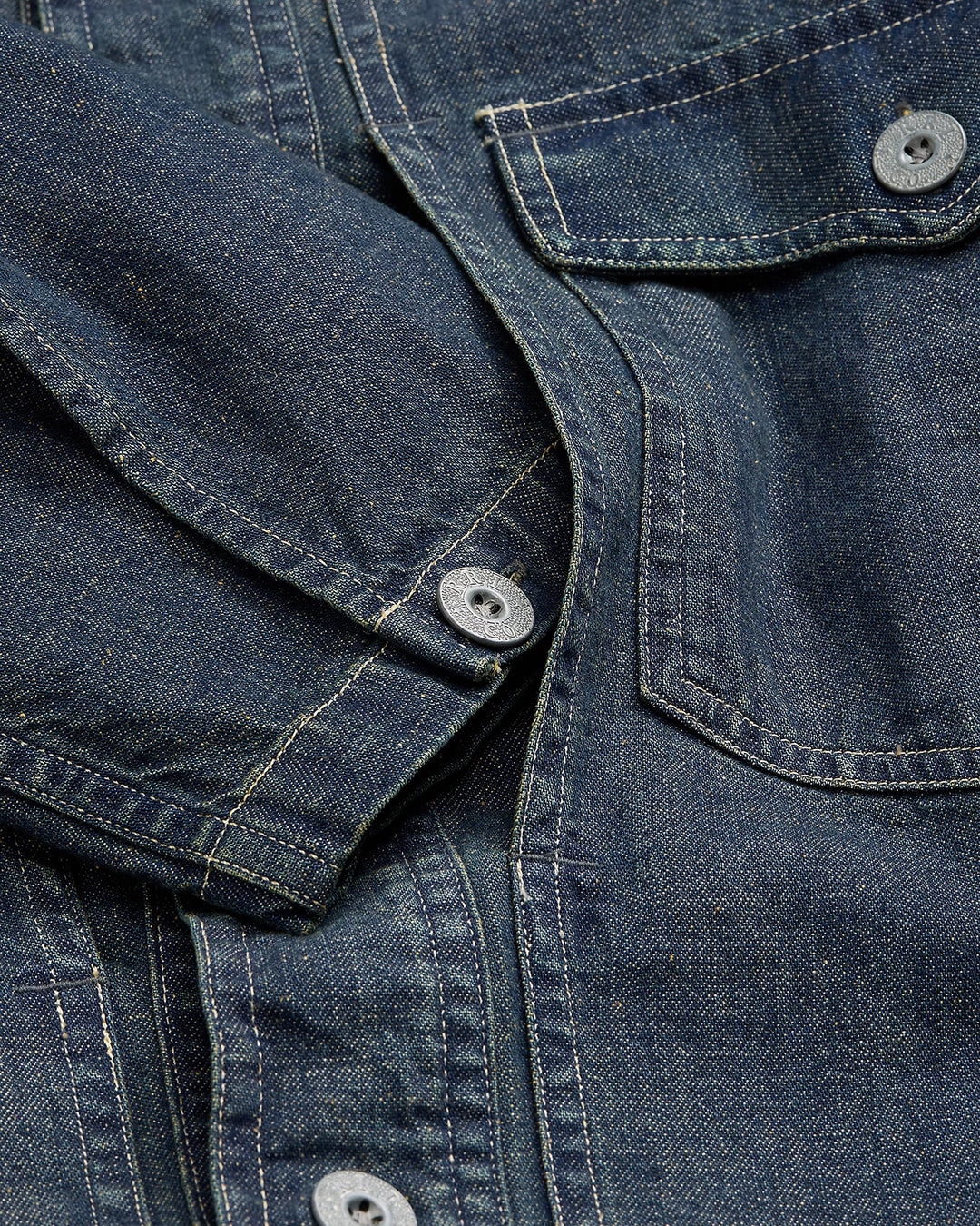 RRL INDIGO DENIM OVERSHIRT