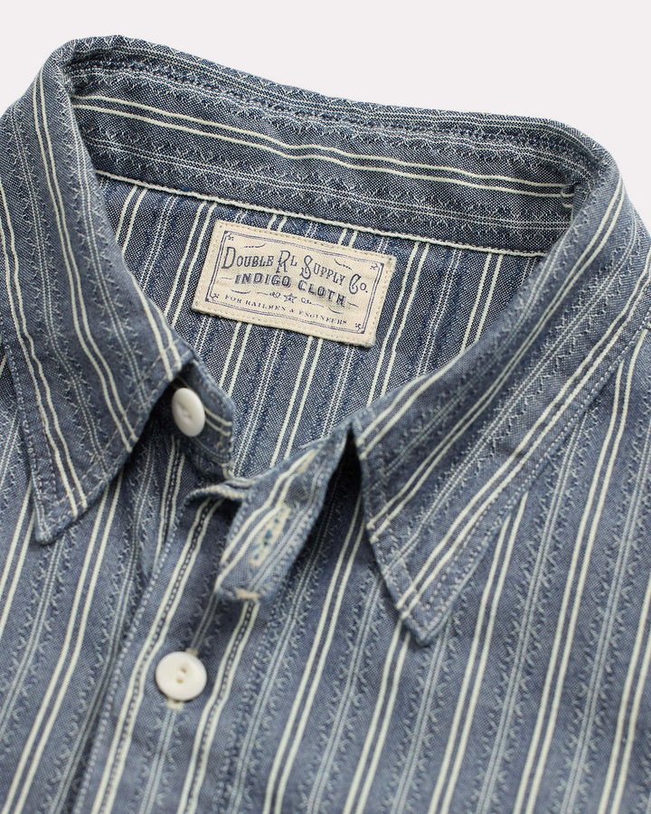 RRL DOBBY CHAMBRAY WORKSHIRT