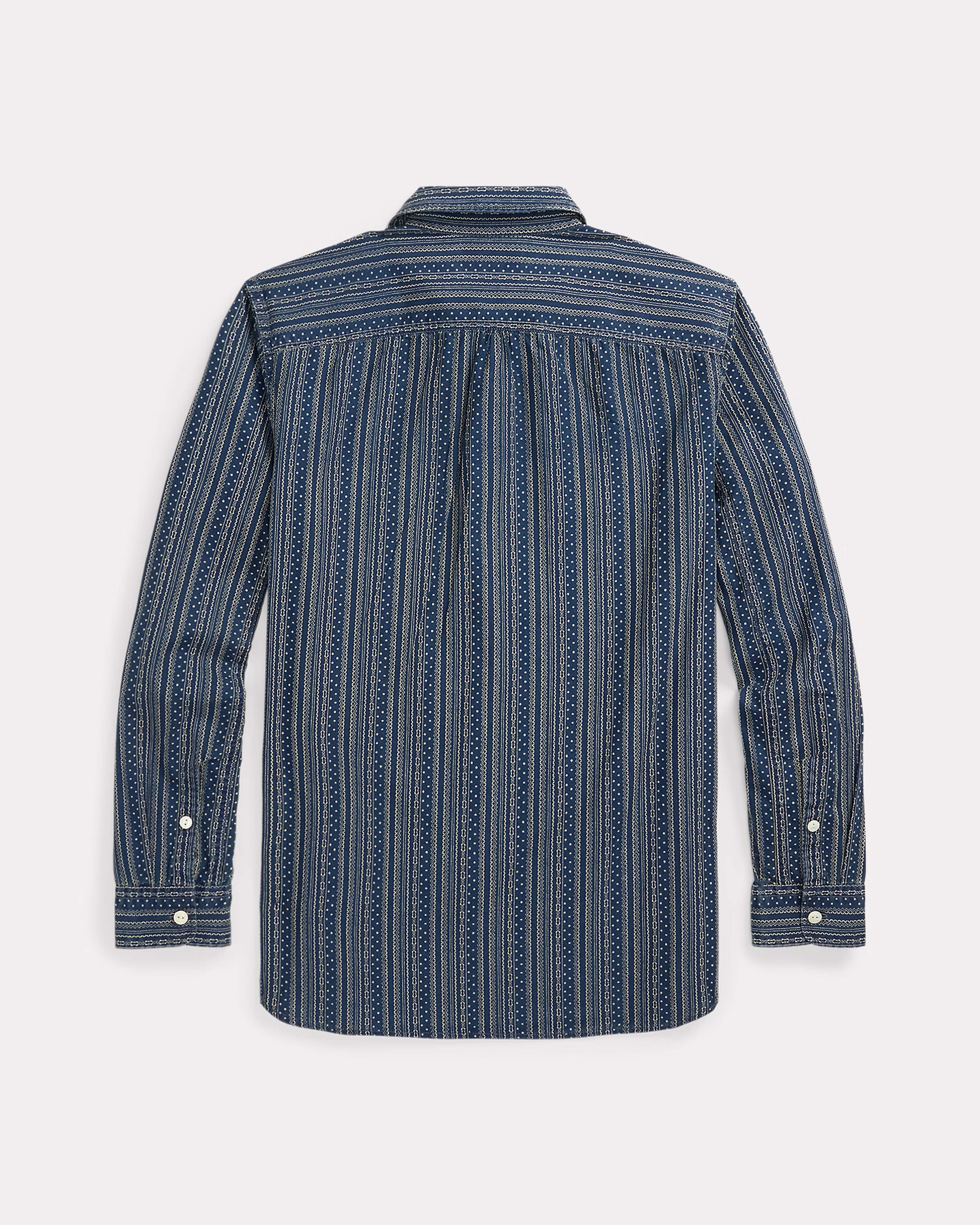 【美品】RRL INDIGO CALICO WABASH WORK SHIRT RRL RALPH LAUREN INDIGO CALICO WABASH WORK Shirt Tops Men XS