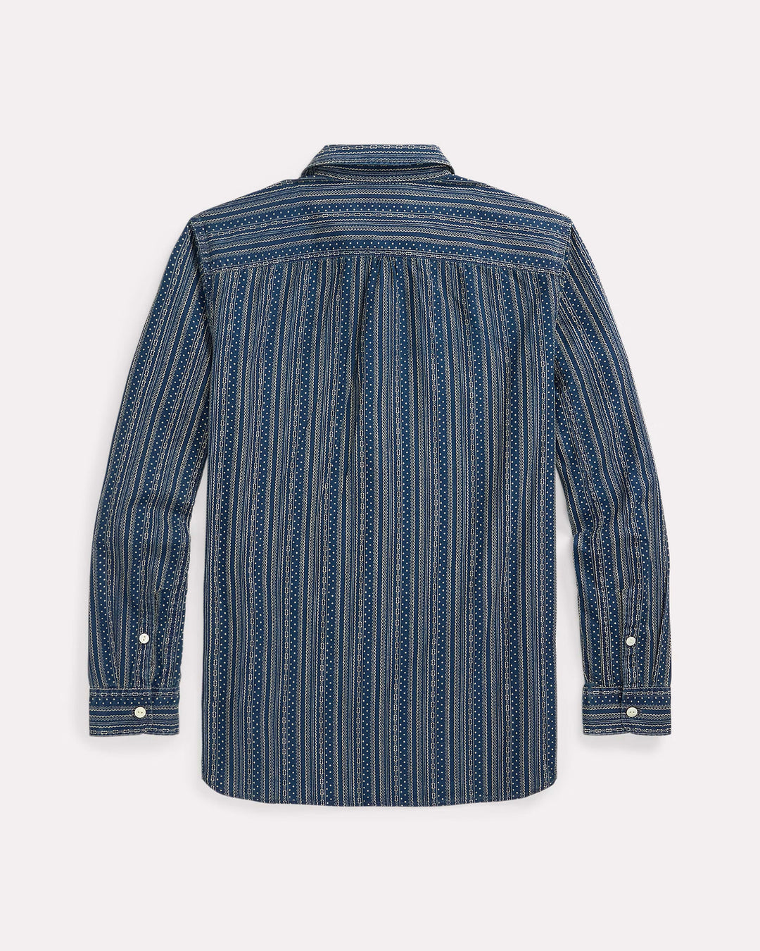 RRL INDIGO PRINT WORKSHIRT