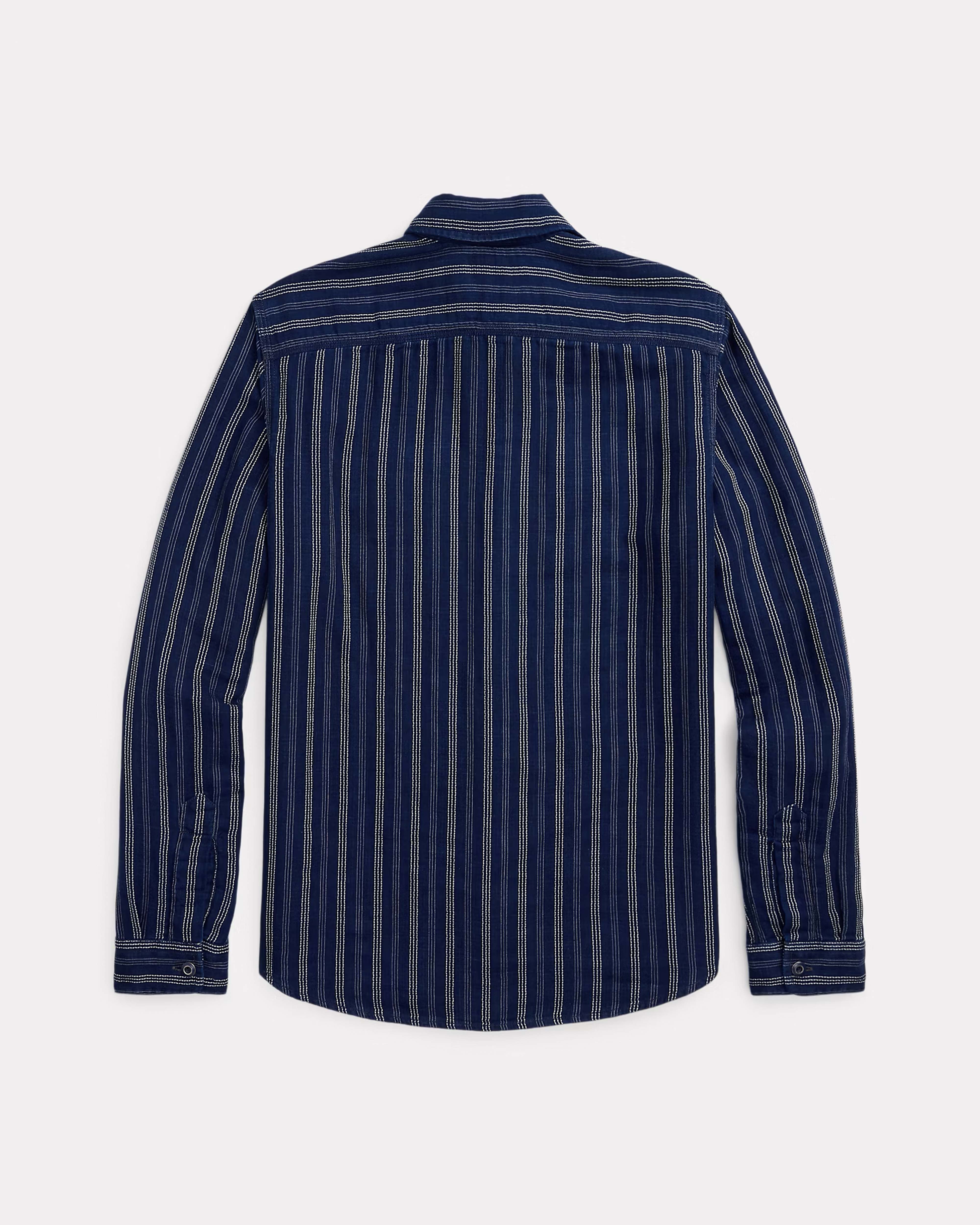 RRL STRIPED DOUBLE-FACED WORKSHIRT – Lawrence Covell
