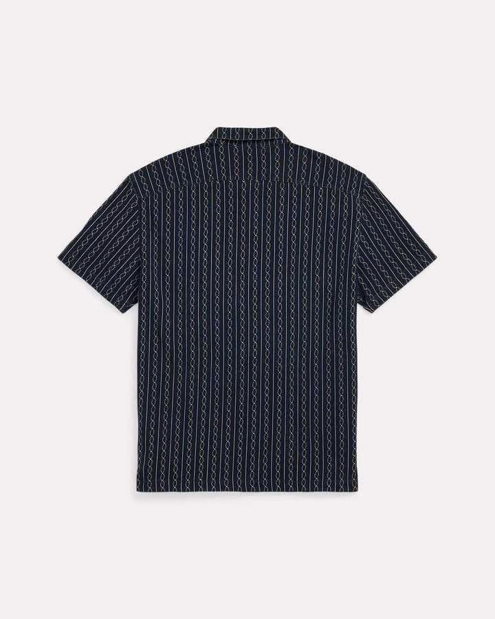 RRL PRINT JERSEY CAMP SHIRT